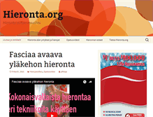 Tablet Screenshot of hieronta.org